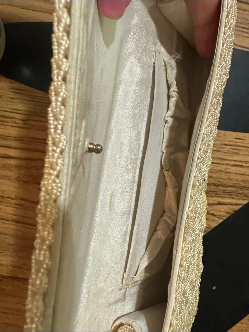 Vintage beaded clutch